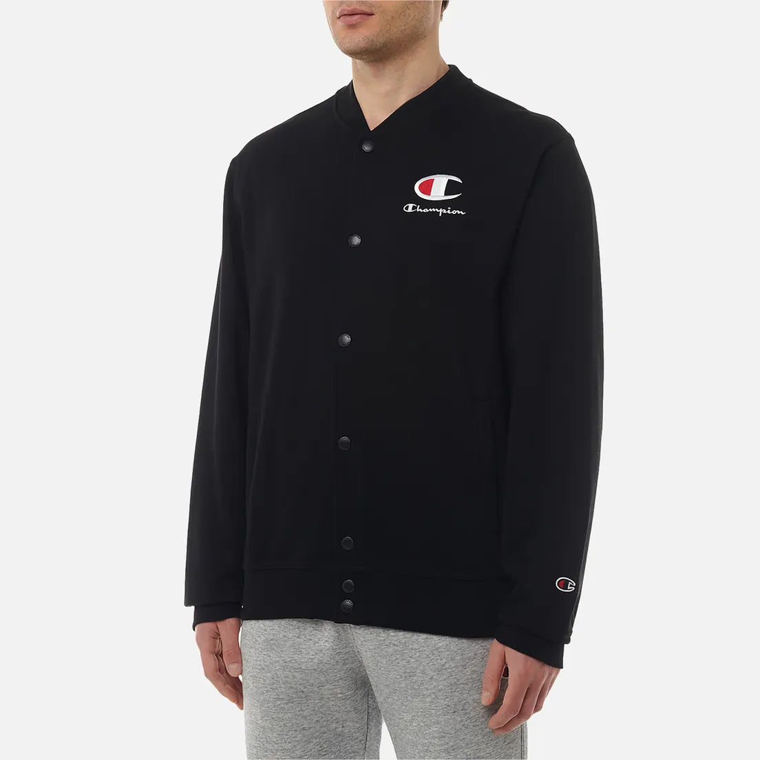 Champion Мужская толстовка Big C Logo Fleece Bomber