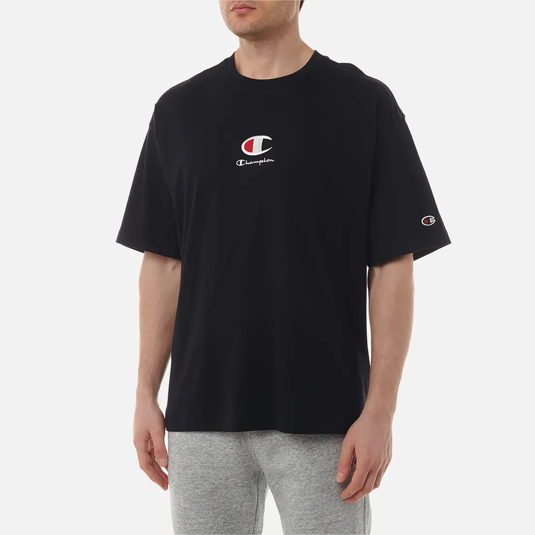 Champion Мужская футболка Big C Logo Crew Neck