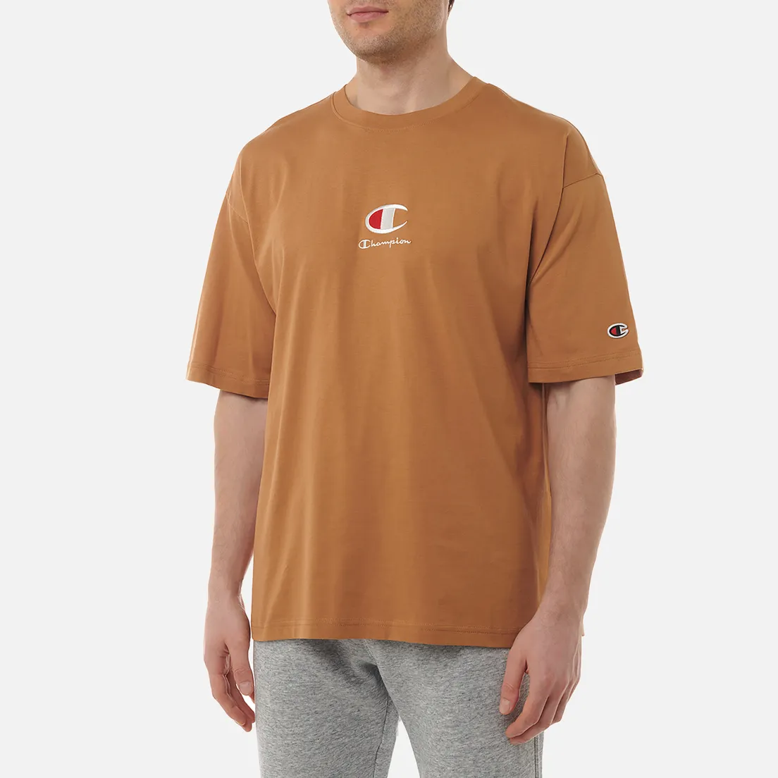 Champion Мужская футболка Big C Logo Crew Neck