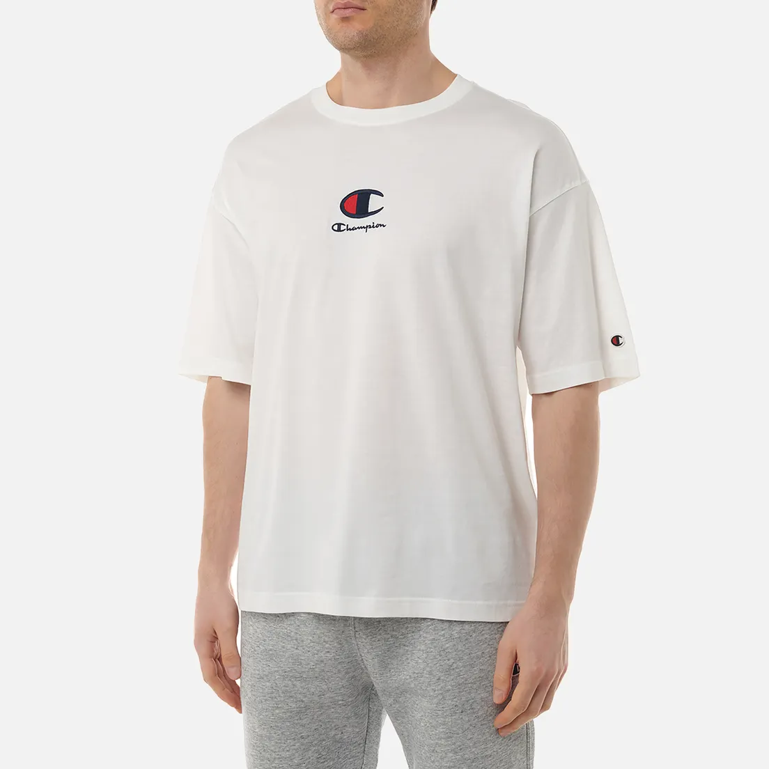 Champion Мужская футболка Big C Logo Crew Neck