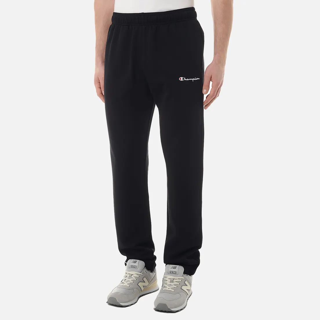 Champion Мужские брюки Small Logo Straight Leg Fleece Joggers