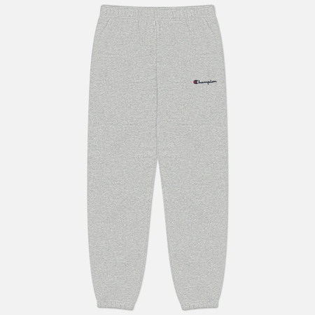 Мужские брюки Champion Small Logo Fleece Cuffed Joggers, цвет серый, размер M