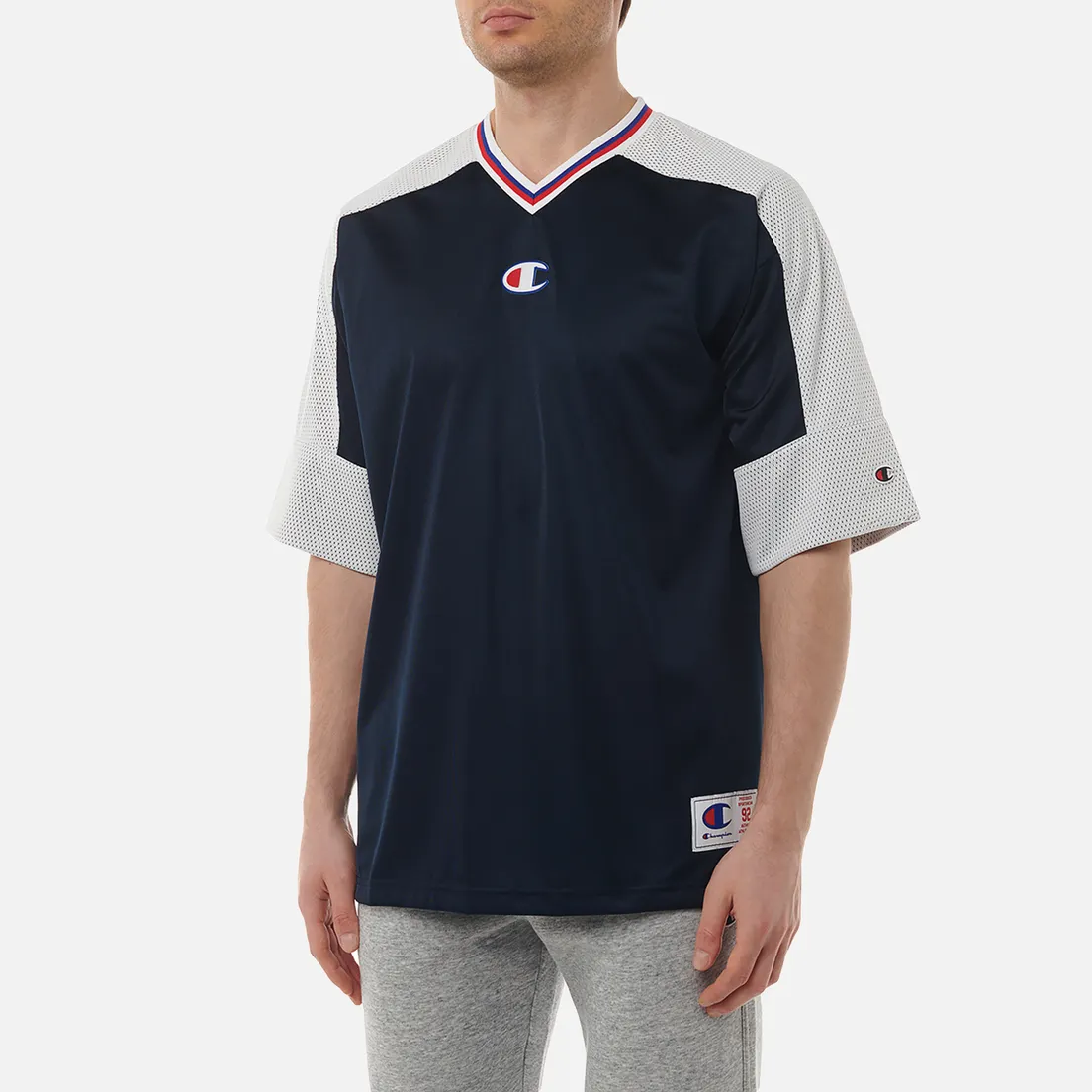 Champion Мужская футболка Legacy Retro Sport V-Neck