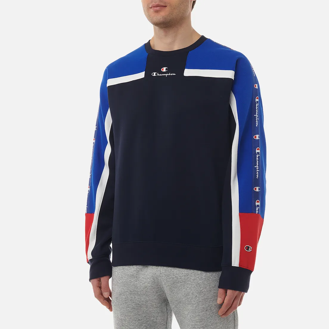 Champion Мужская толстовка Legacy Retro Sport Color Block