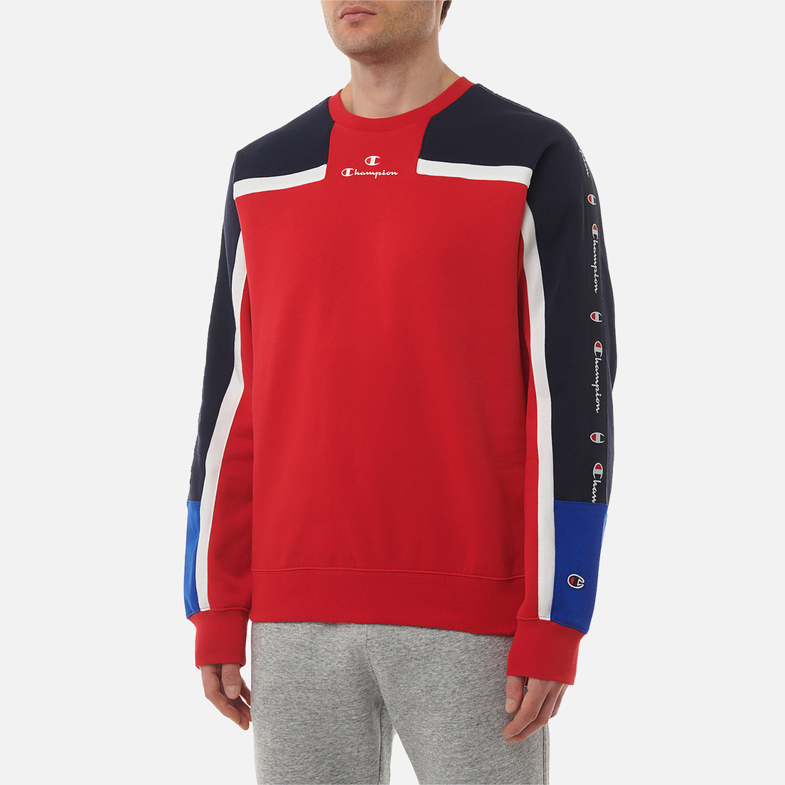 Champion Мужская толстовка Legacy Retro Sport Color Block