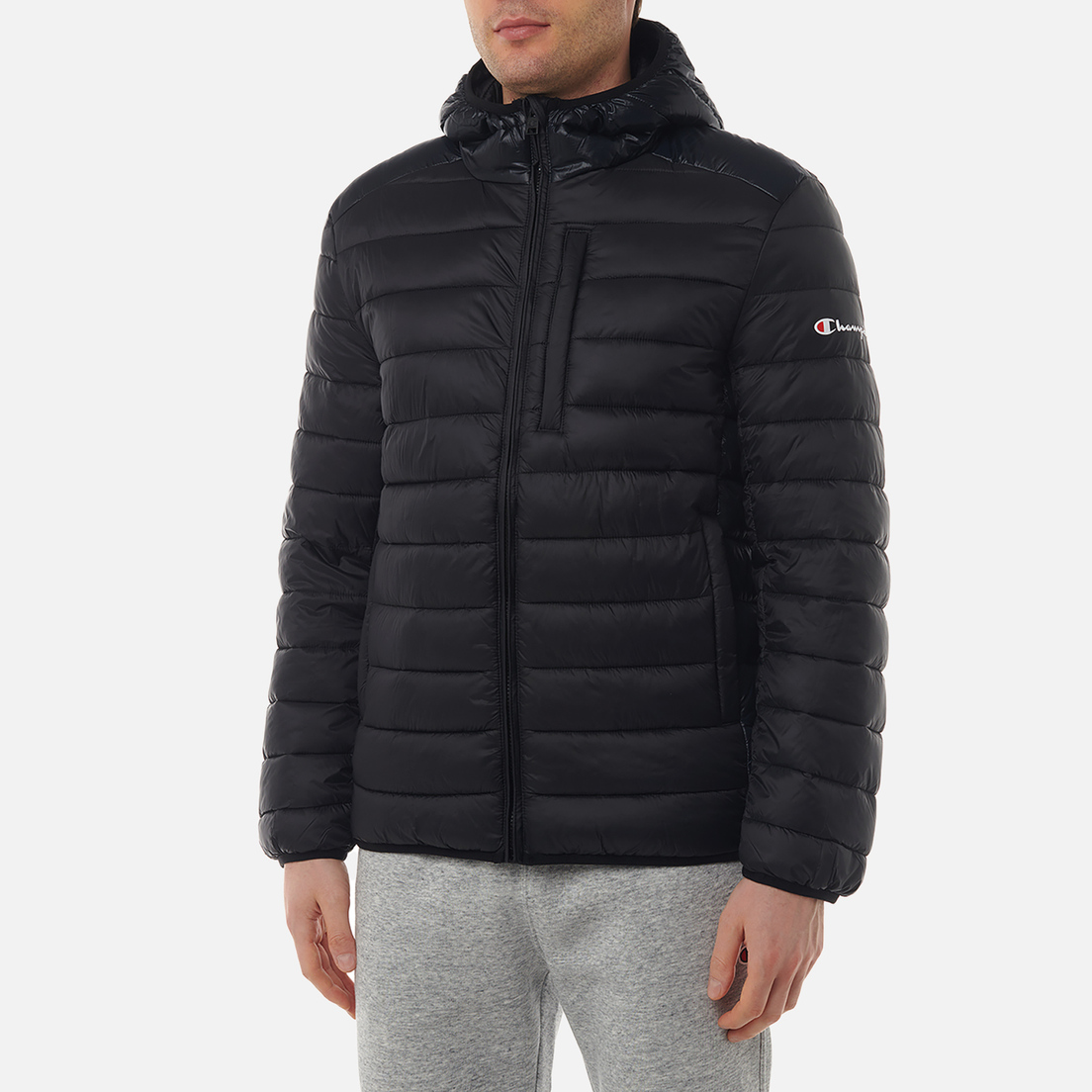 Champion Мужской пуховик New Light Nylon Hooded