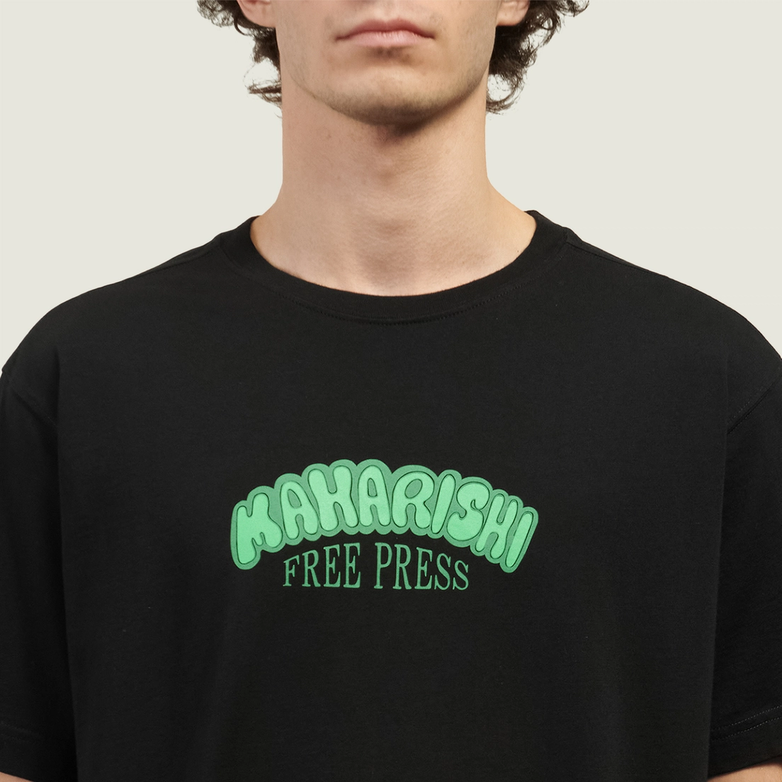 maharishi Мужская футболка Grunt Free Press