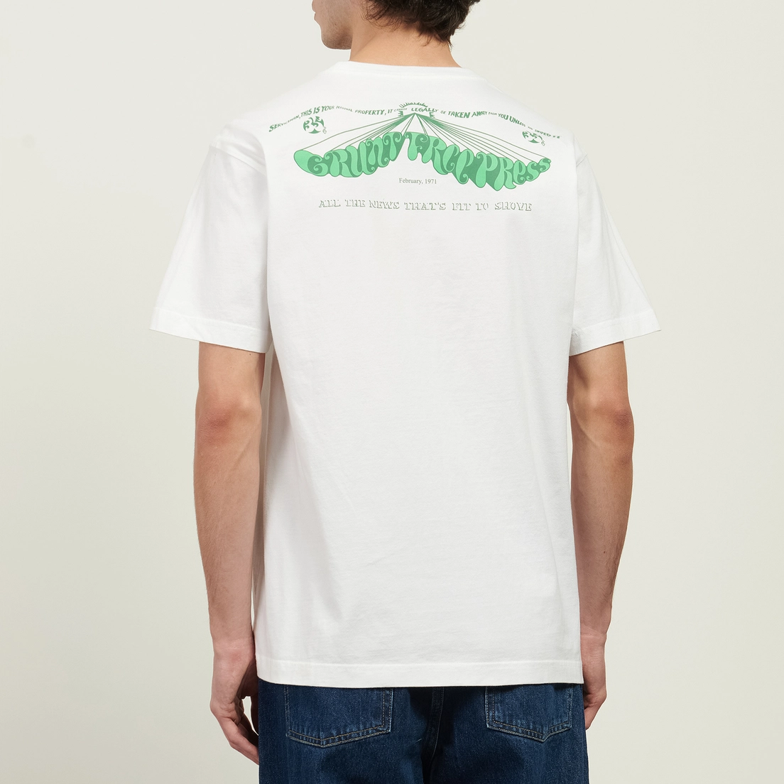 maharishi Мужская футболка Grunt Free Press