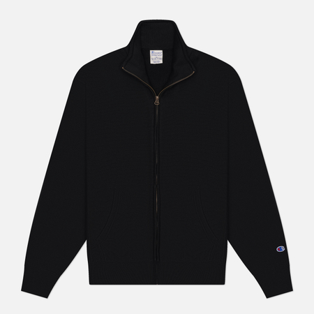 Мужская толстовка Champion Reverse Weave Pinnacle Full Zip Relax Fit, цвет чёрный, размер XL