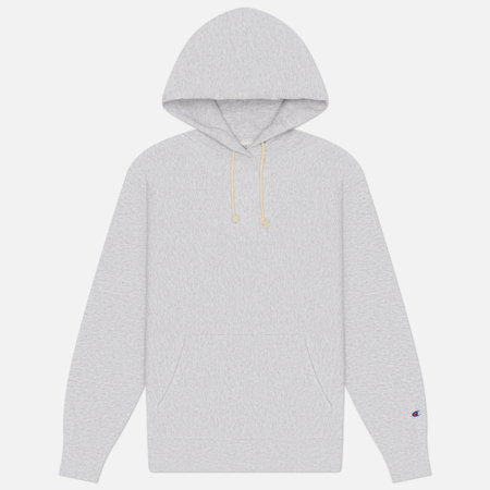 Мужская толстовка Champion Reverse Weave Pinnacle Lightweight Fleece Hoodie Relax Fit, цвет серый, размер S