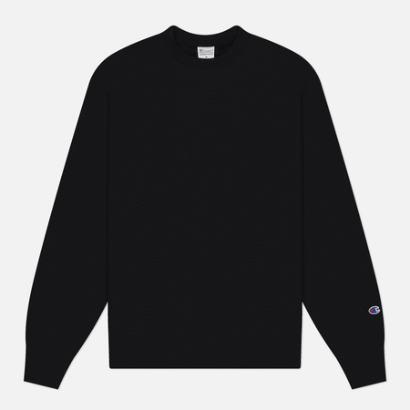Мужская толстовка Champion Reverse Weave Pinnacle Lightweight Crewneck Relax Fit, цвет чёрный, размер XXL