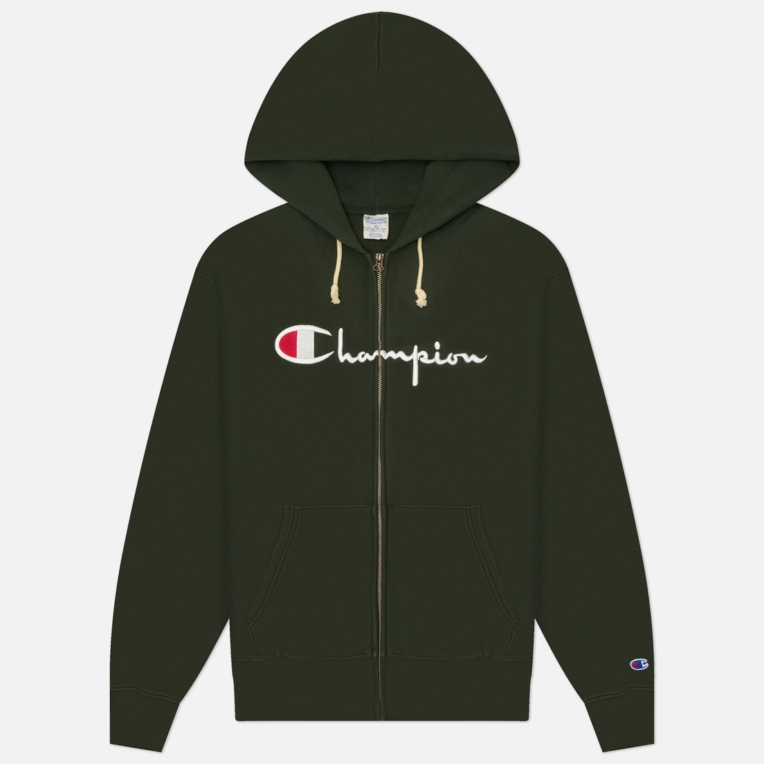 Champion Reverse Weave Мужская толстовка Pinnacle Heavyweight Full-Zip Fleece Hoodie