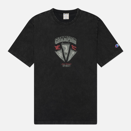 Мужская футболка Champion Reverse Weave Pinnacle Heavyweight Cotton Graphic 4, цвет чёрный, размер M