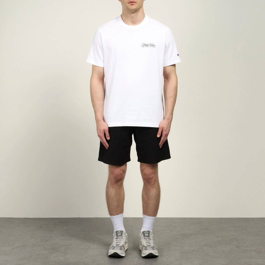 Champion Reverse Weave Мужская футболка Pinnacle Heavyweight Cotton Runn Sound 1