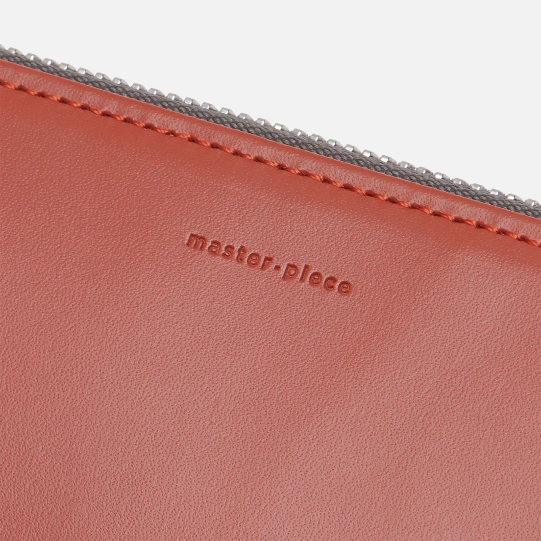 Master-piece Кошелек Notch Leather Round Zipper