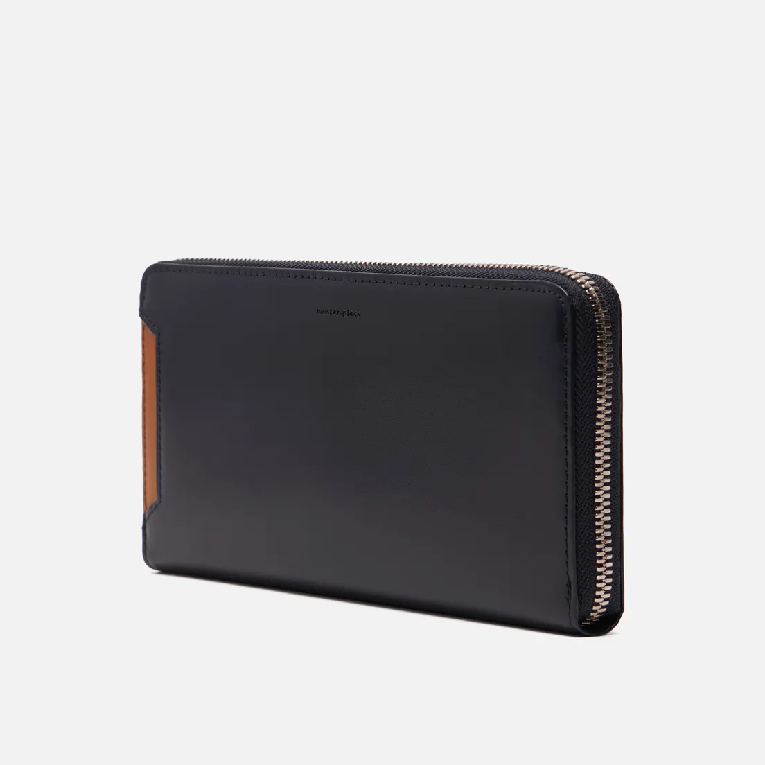 Master-piece Кошелек Notch Leather Round Zipper