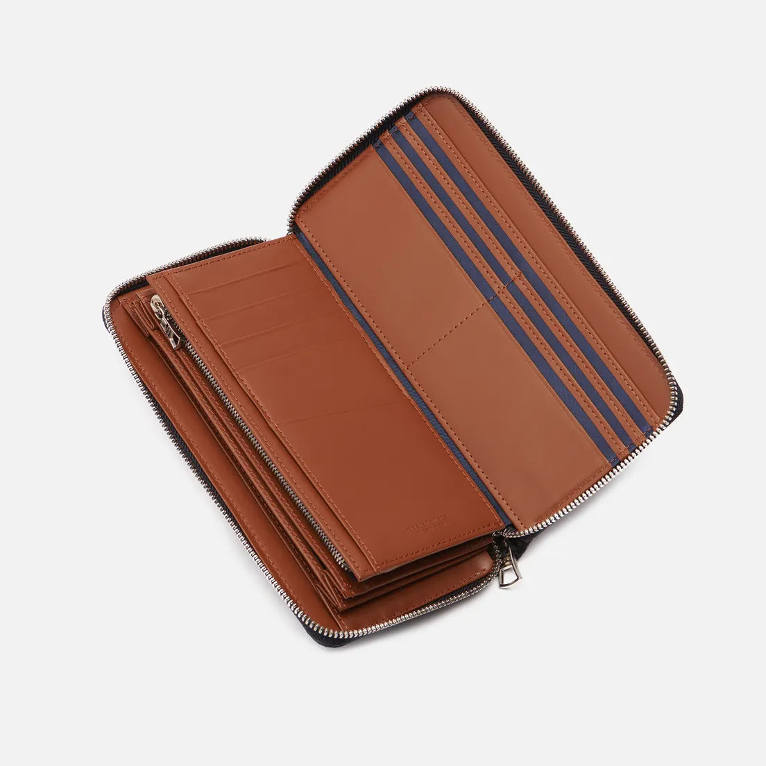 Master-piece Кошелек Notch Leather Round Zipper