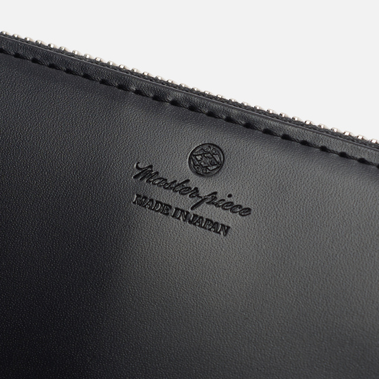 Кошелек Master-piece Notch Leather Round Zipper Black
