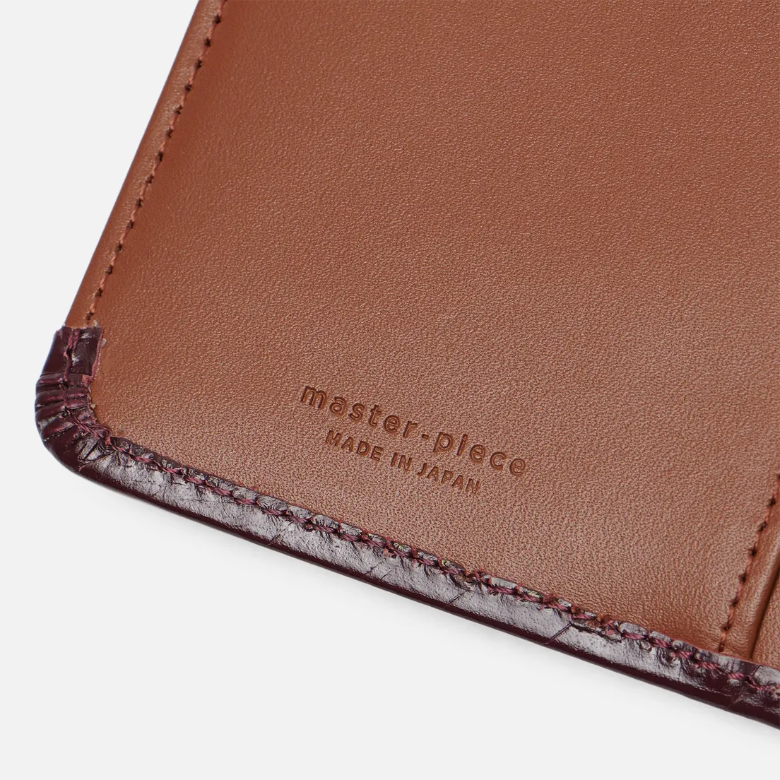 Master-piece Кошелек Notch Leather Middle Fastener