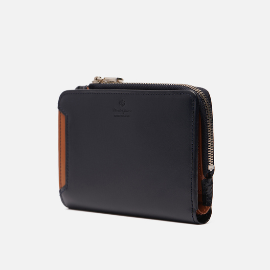 Кошелек Master-piece Notch Leather Middle Fastener Navy