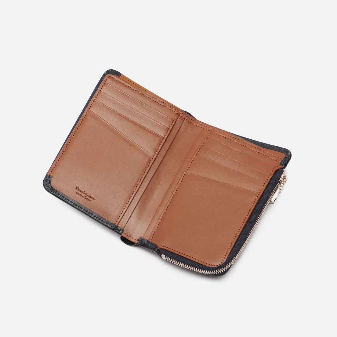 Master-piece Кошелек Notch Leather Middle Fastener
