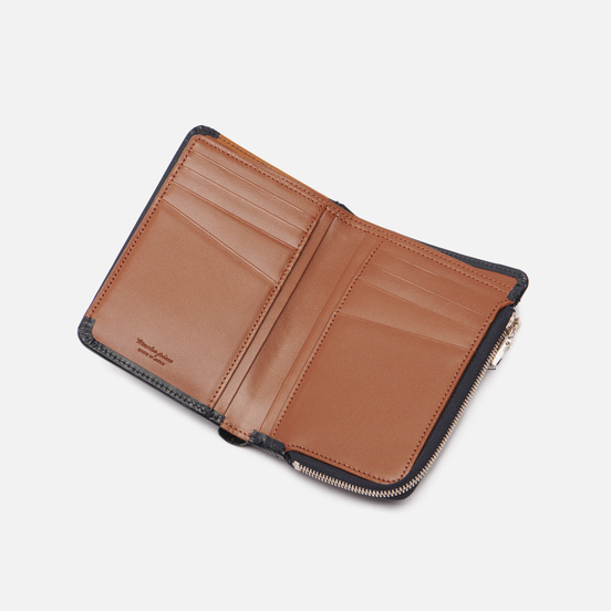 Кошелек Master-piece Notch Leather Middle Fastener Navy