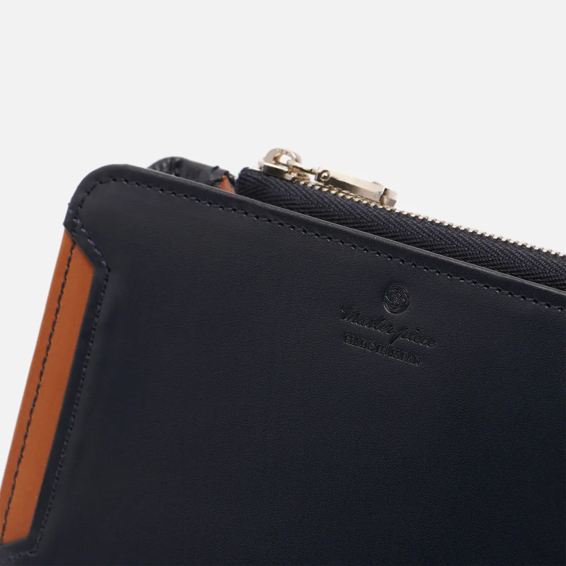 Master-piece Кошелек Notch Leather Middle Fastener