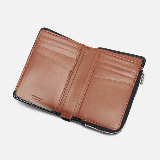Кошелек Master-piece Notch Leather Middle Fastener Black