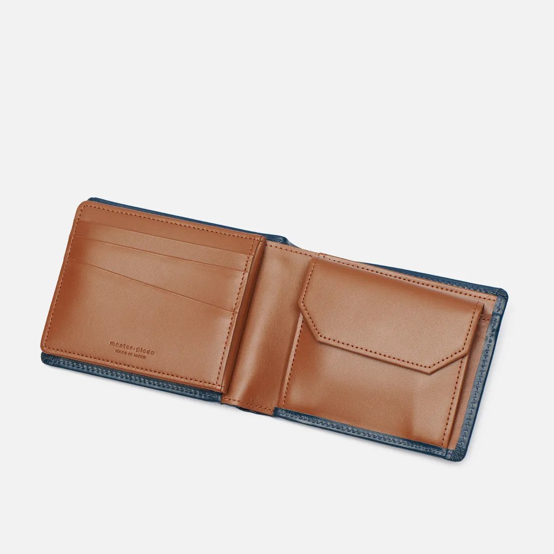 Master-piece Кошелек Notch Leather Billfold Middle