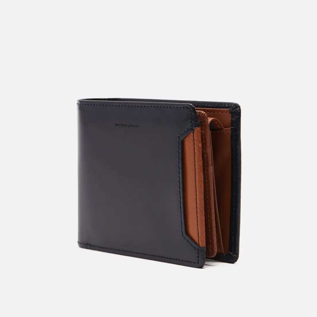 Master-piece Кошелек Notch Leather Billfold Middle