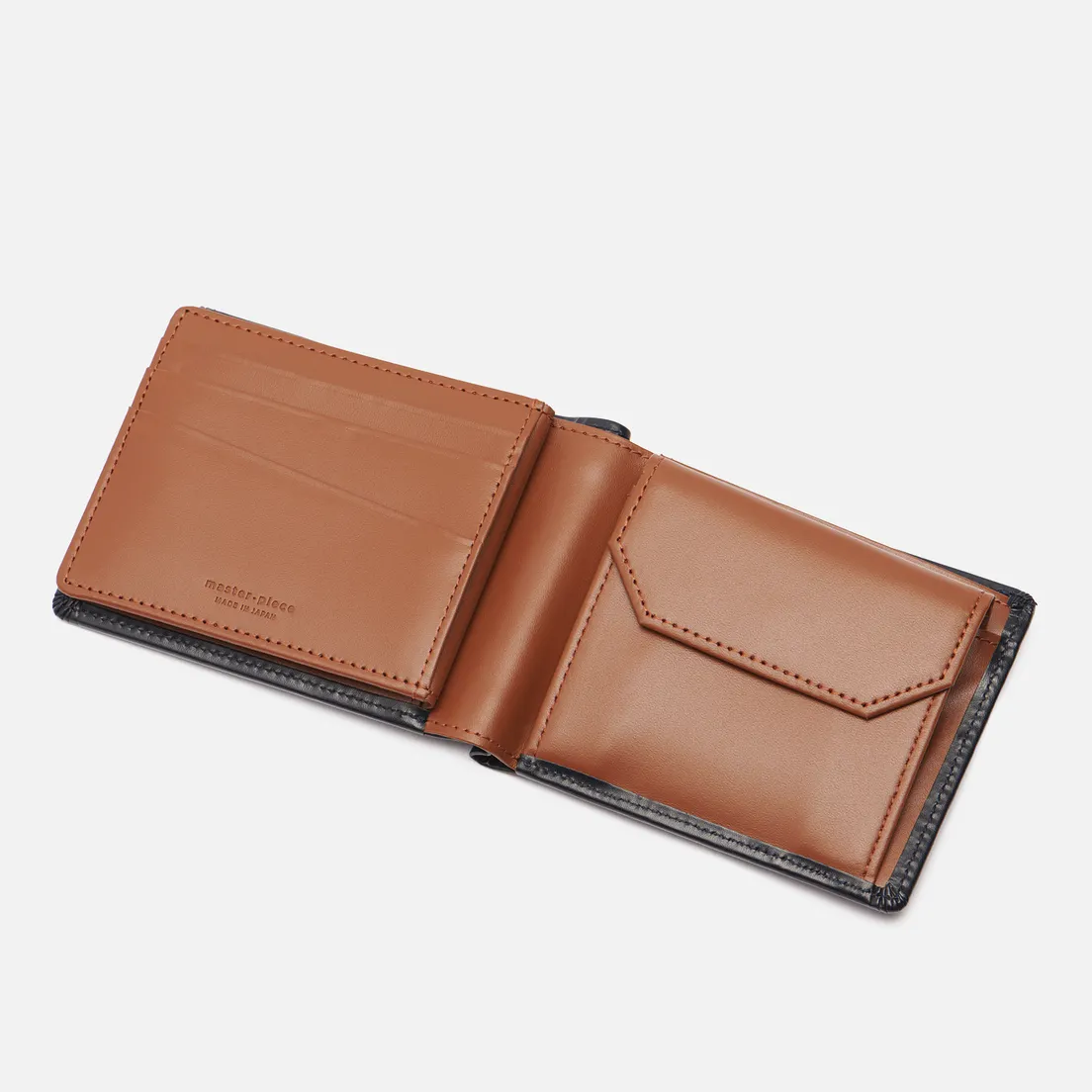 Master-piece Кошелек Notch Leather Billfold Middle