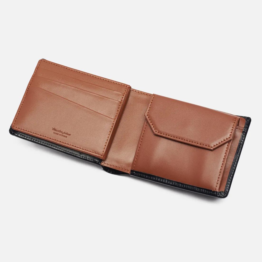 Master-piece Кошелек Notch Leather Billfold Middle