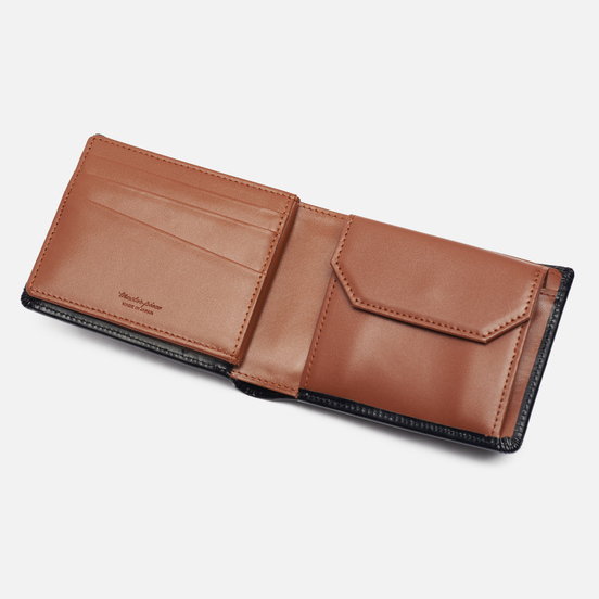 Кошелек Master-piece Notch Leather Billfold Middle Black