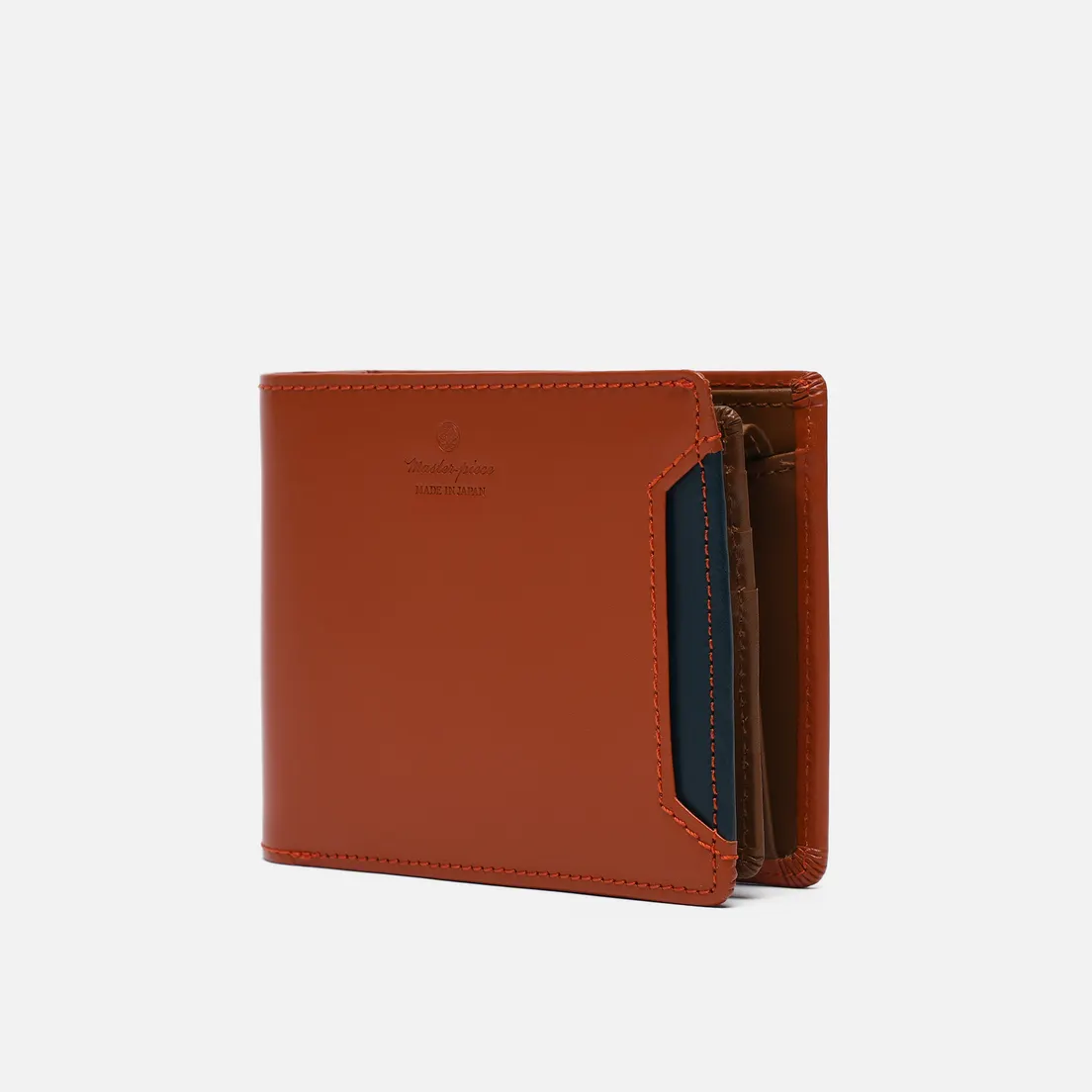 Master-piece Кошелек Notch Leather Billfold Middle