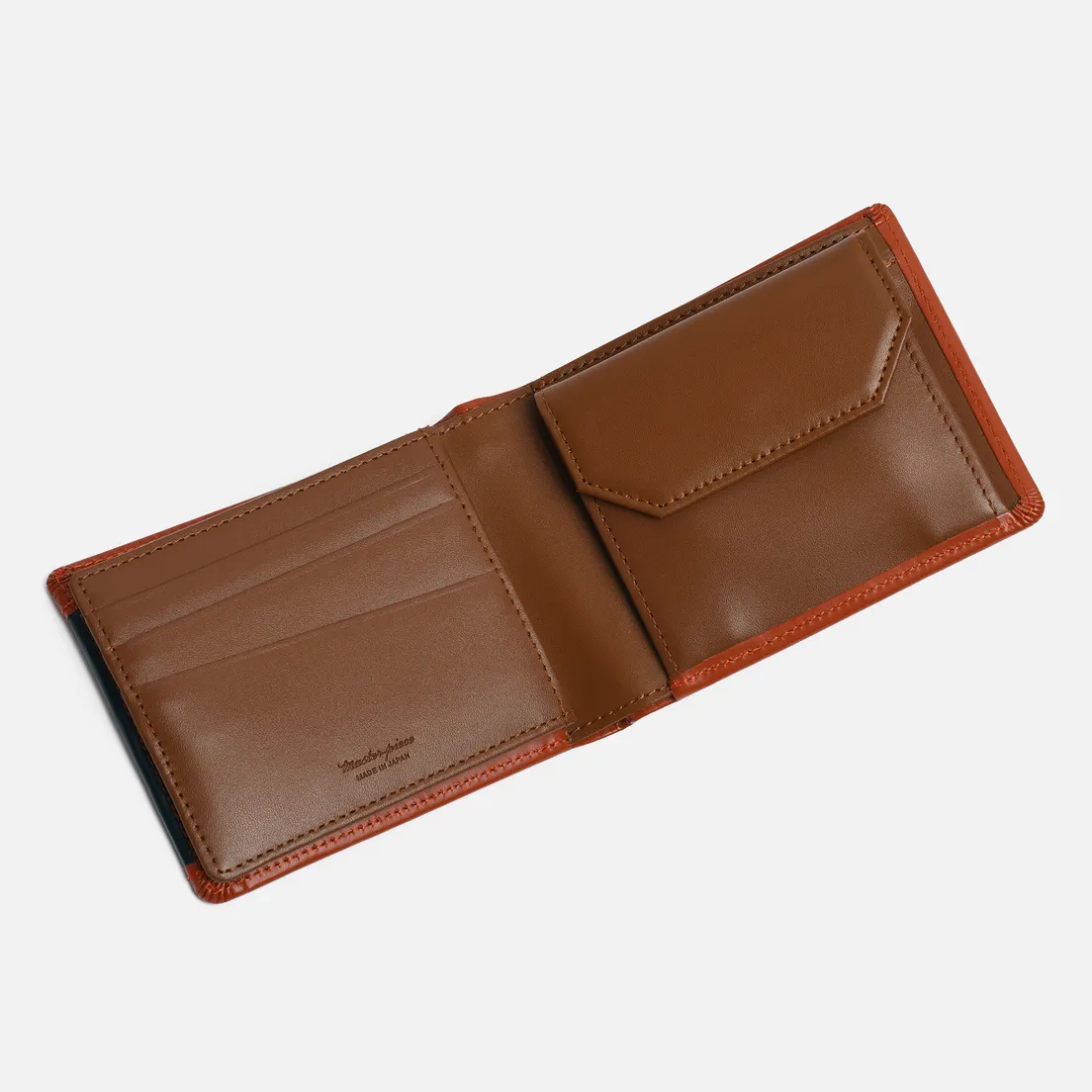 Master-piece Кошелек Notch Leather Billfold Middle