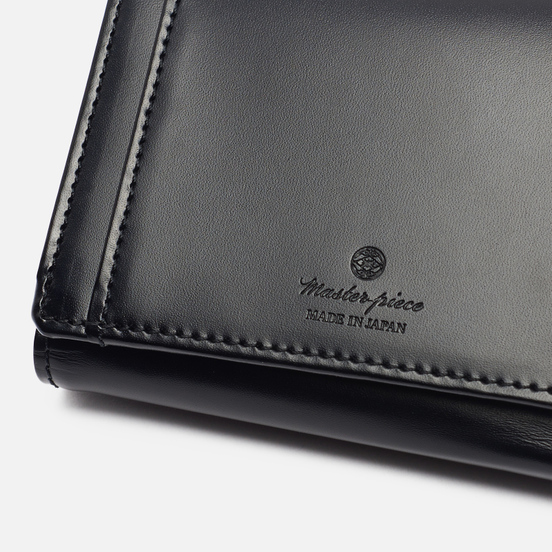 Кошелек Master-piece Notch Leather Middle Black