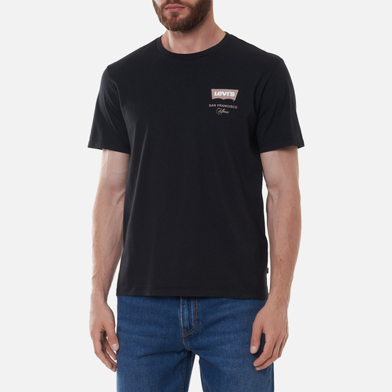 Мужская футболка Levi's Housemark Graphic San Francisco Caviar Black