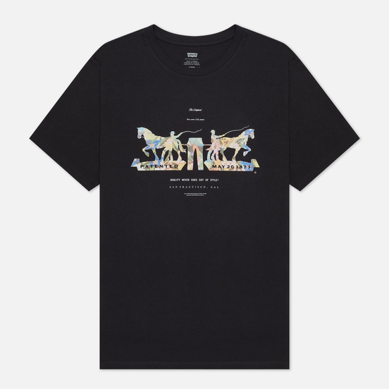 Мужская футболка Levi's 2-Horse Graphic Jet Black