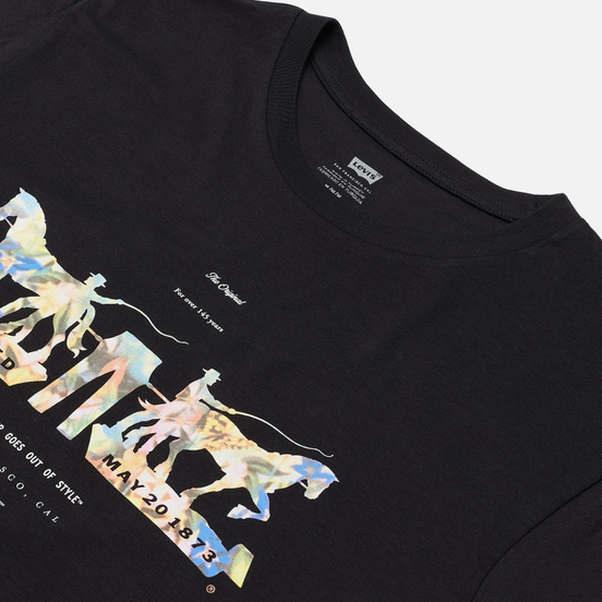 Мужская футболка Levi's 2-Horse Graphic Jet Black