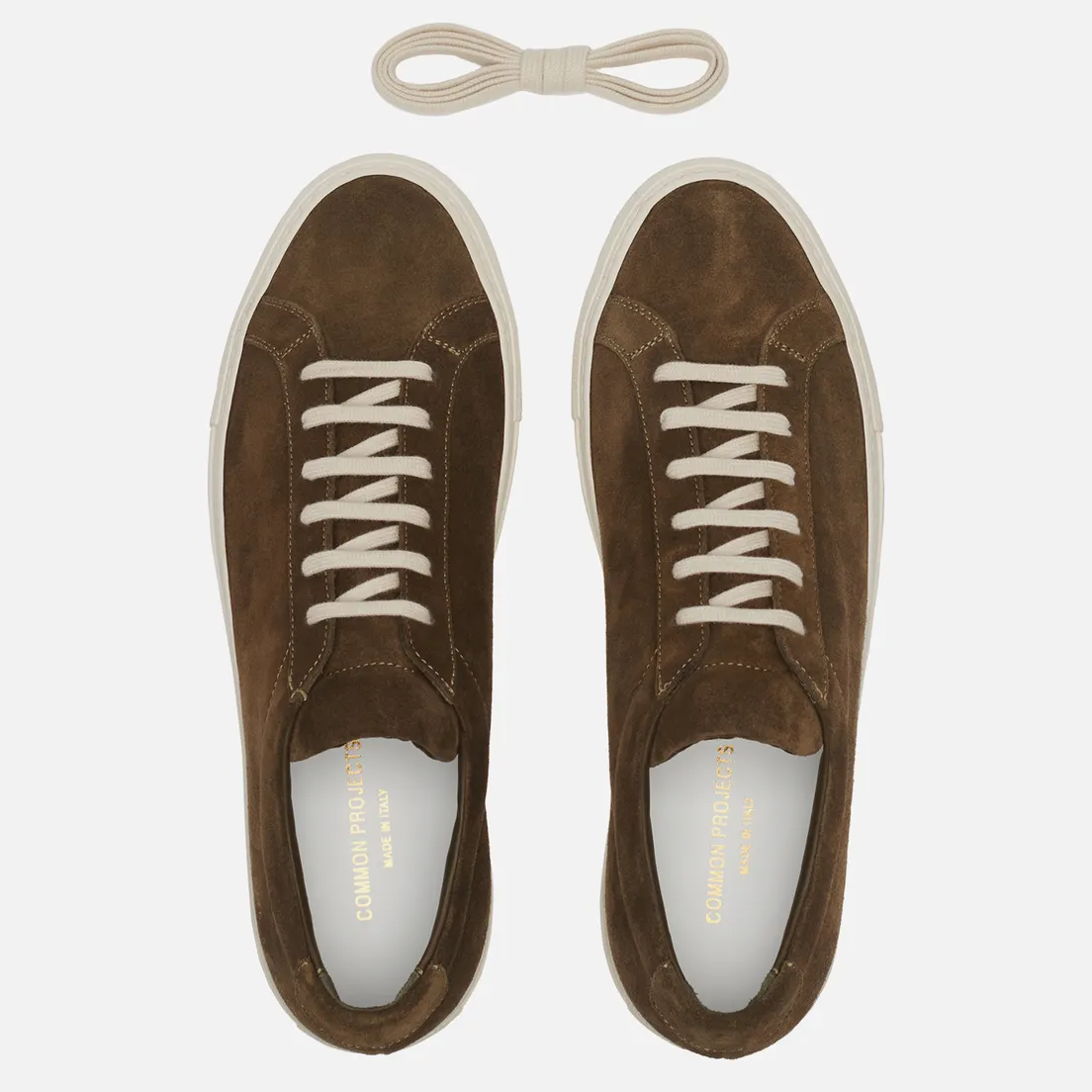 Common Projects Мужские кеды Achilles Low Suede Glassa Sole