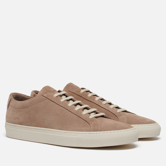 Мужские кеды Common Projects Achilles Low Suede Glassa Sole Blush
