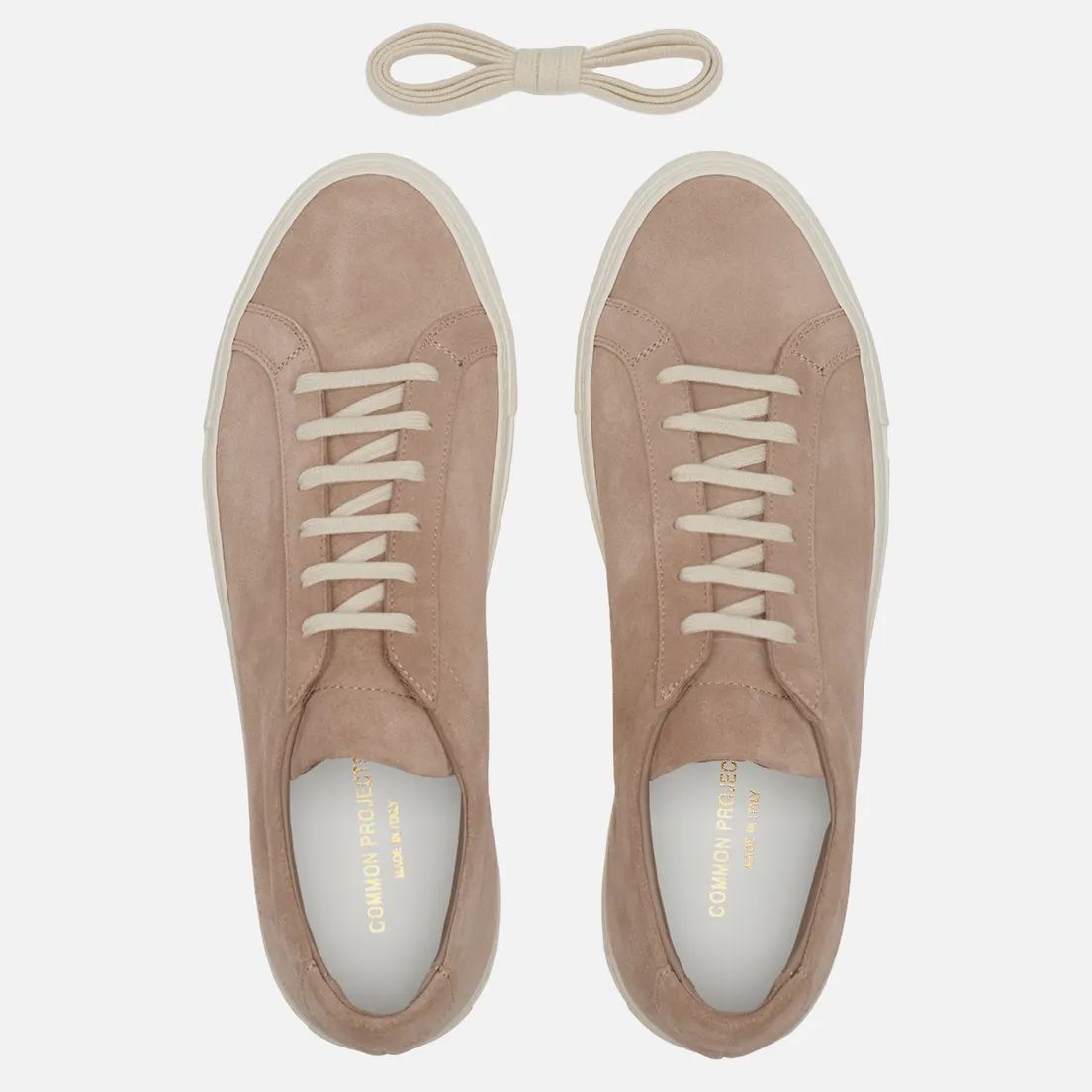 Common Projects Мужские кеды Achilles Low Suede Glassa Sole