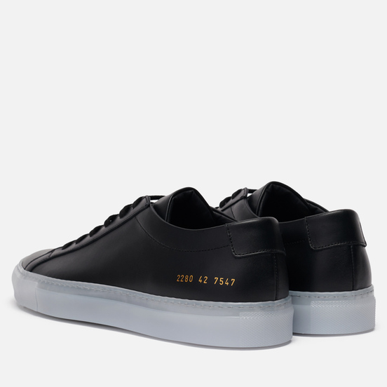 Мужские кеды Common Projects Achilles Ice Sole Black