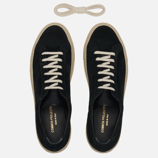 Мужские кеды Common Projects Achilles Multi Tisana Sole Black
