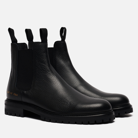 Мужские ботинки Common Projects Winter Chelsea Bumpy 2287, цвет чёрный, размер 44 EU