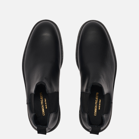 Мужские ботинки Common Projects Winter Chelsea Bumpy 2287 Black