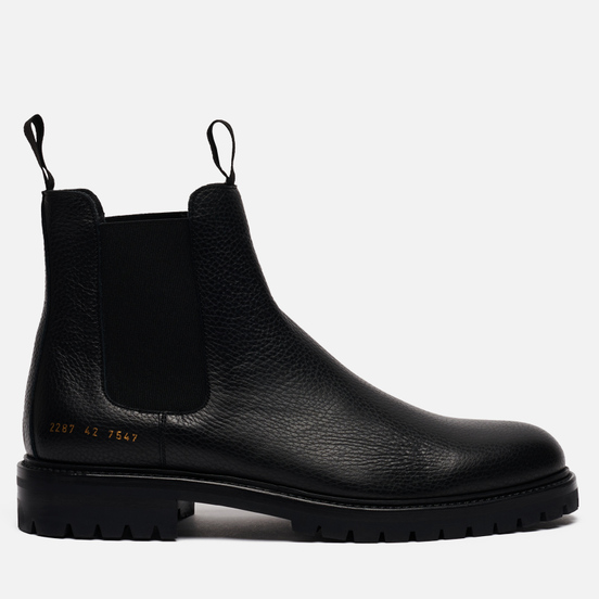 Мужские ботинки Common Projects Winter Chelsea Bumpy 2287 Black