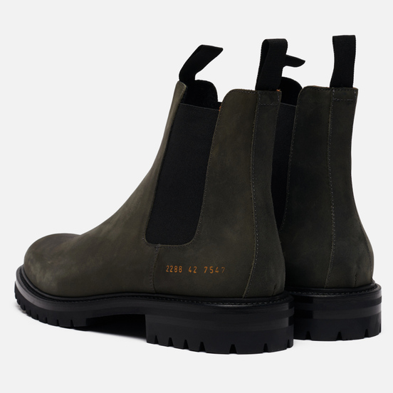 Мужские ботинки Common Projects Winter Chelsea 2288 Black