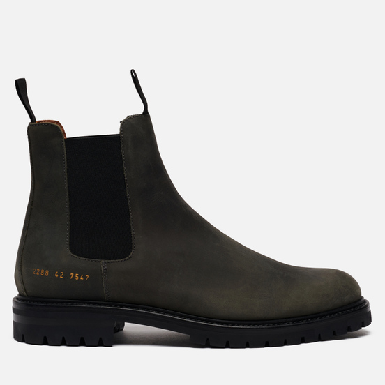 Мужские ботинки Common Projects Winter Chelsea 2288 Black