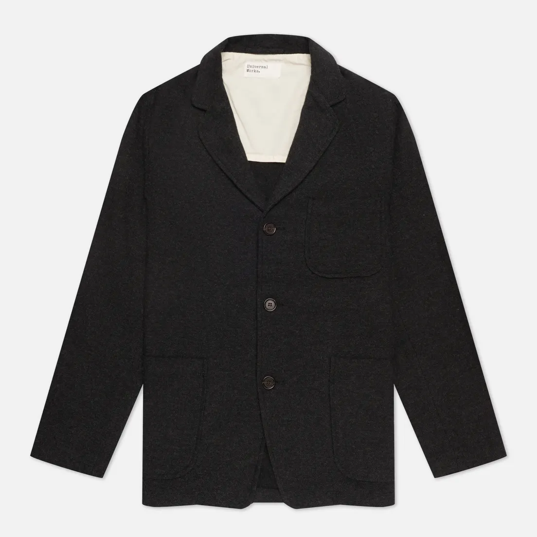 Universal Works Мужской пиджак Three Button Wool Marl II